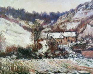 Sneeuw nabij Falaise, Normandië, ca. 1885-86